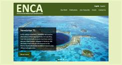 Desktop Screenshot of enca.org.uk