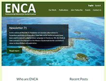 Tablet Screenshot of enca.org.uk